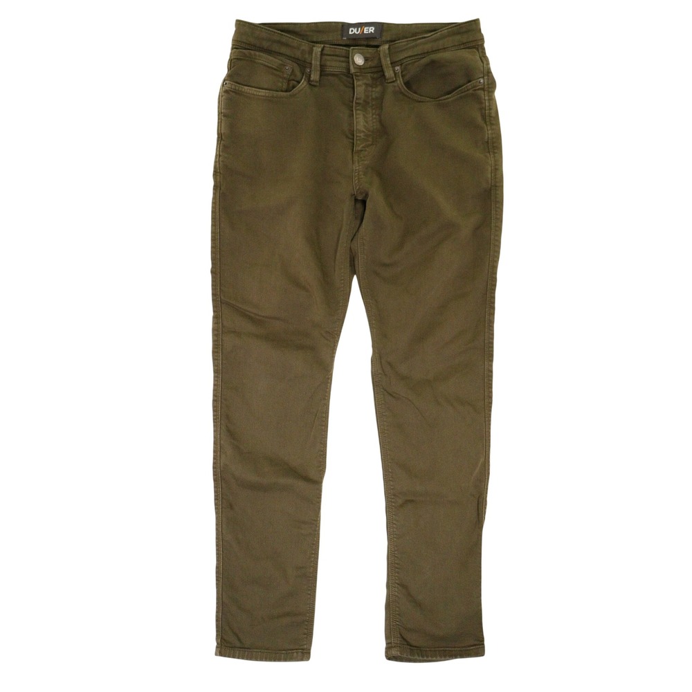 DU/ER Pants N2X Slim Fit Chino Performance Stretch Olive Men 32x30